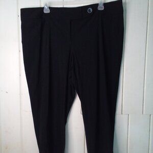 Jaclyn Smith Pants Women 24W Straight Casual Black